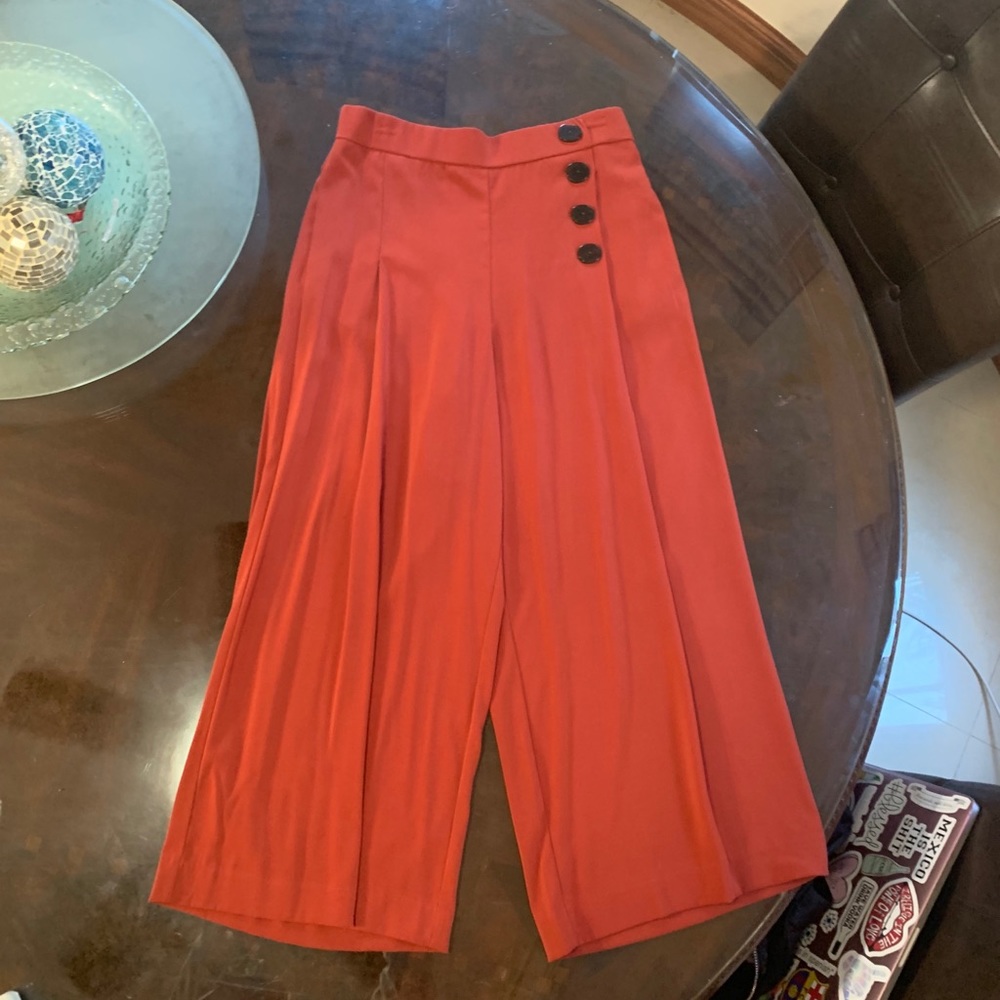 COPY - Zara Wide Leg Cropped Pants